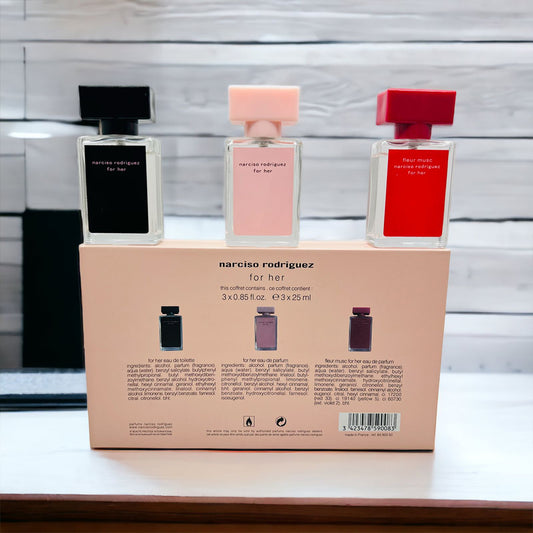 Narciso Rodriguez Gift Set (Pack of 3 ) for Womens