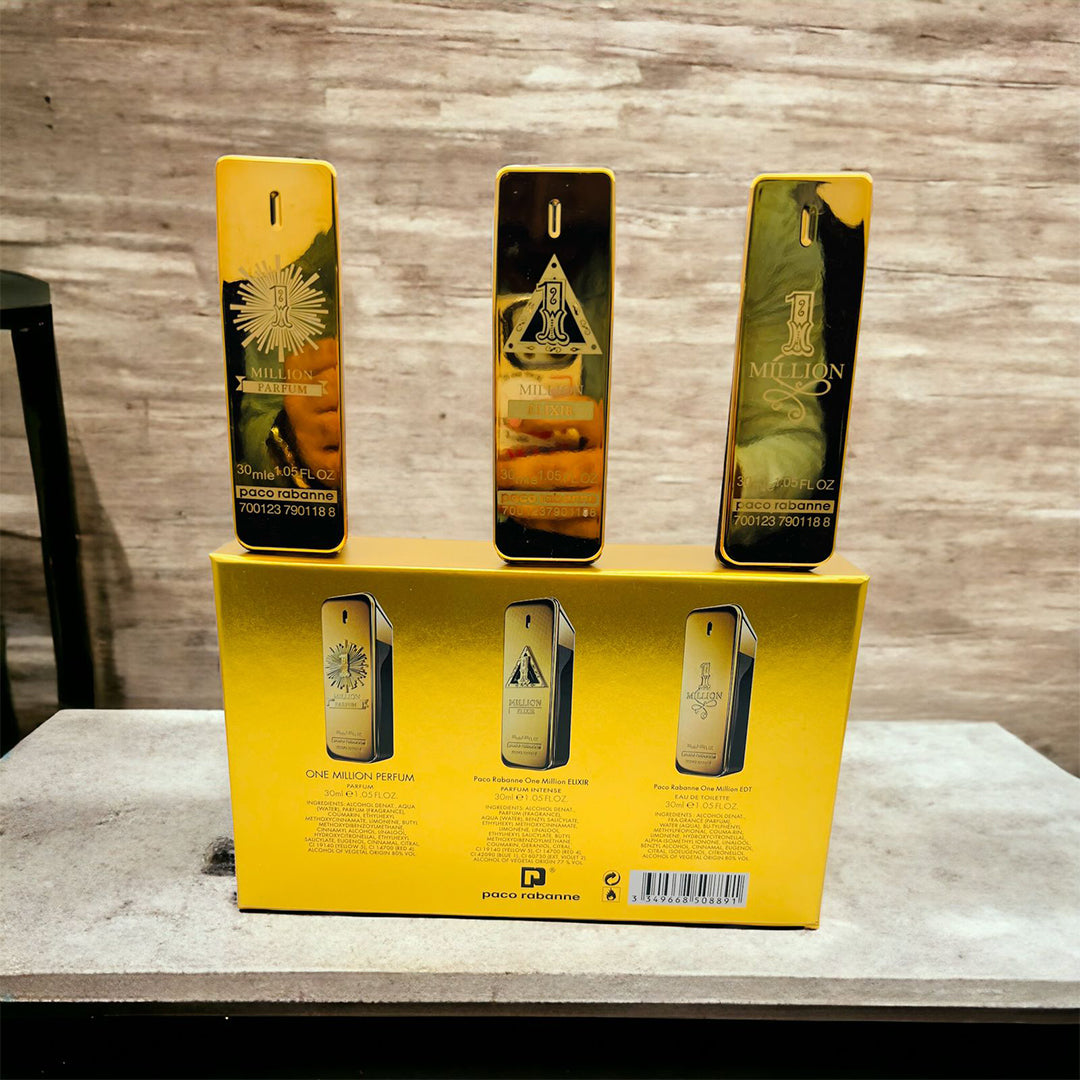 1 Million Gift Set Pack of 3 For Mens